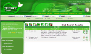 Tee-Off Time Golf Booking Site